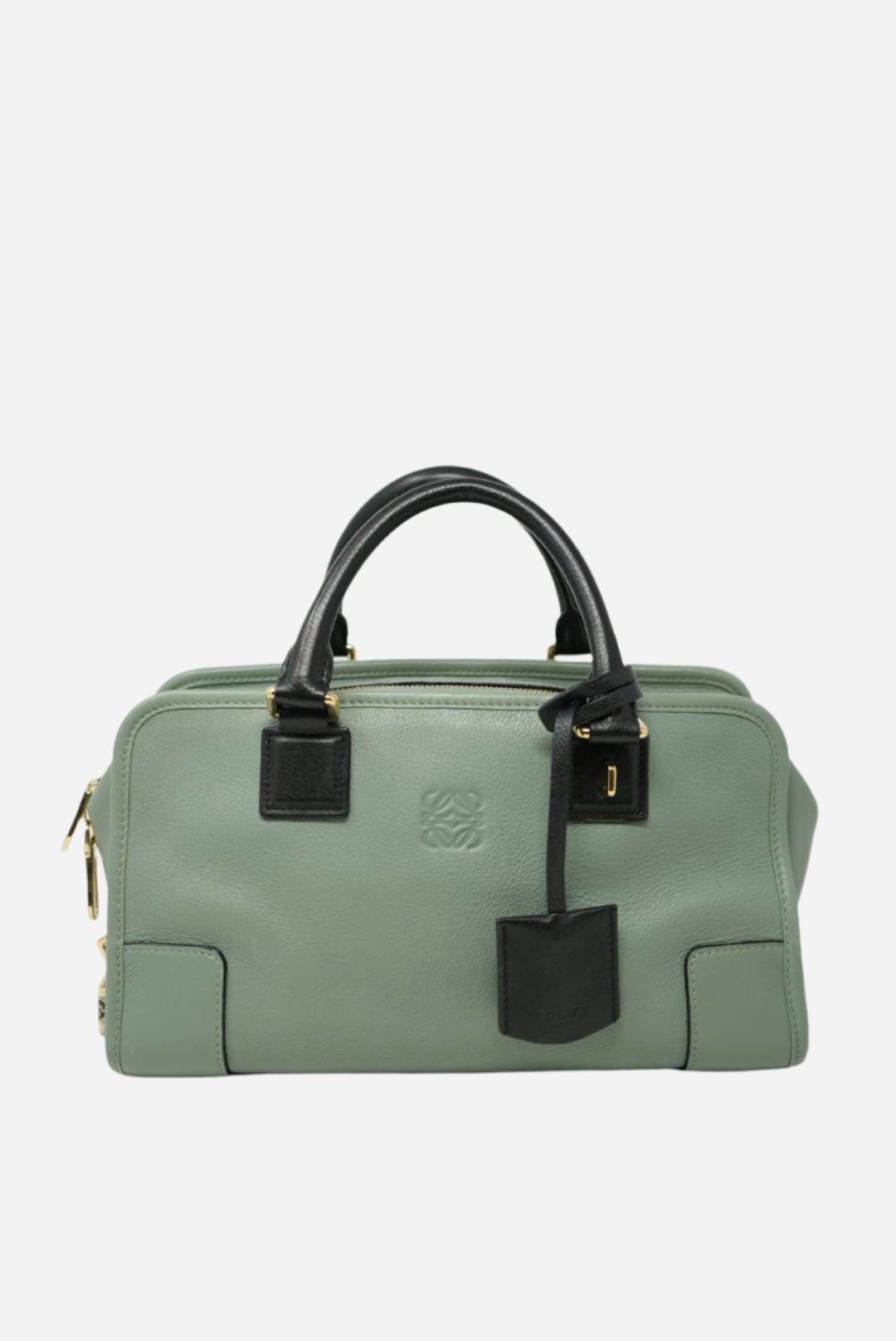 Loewe Vintage Amazona Hand Bag Blue