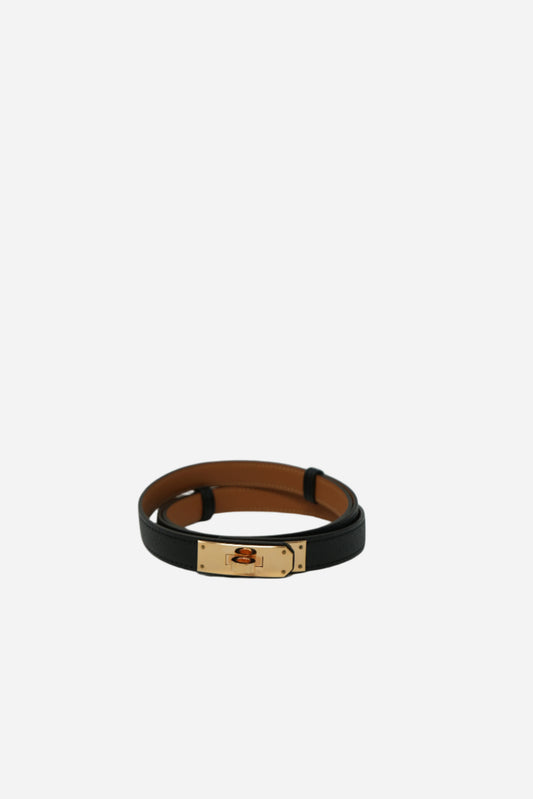 Hermes Kelly 18 Belt Black