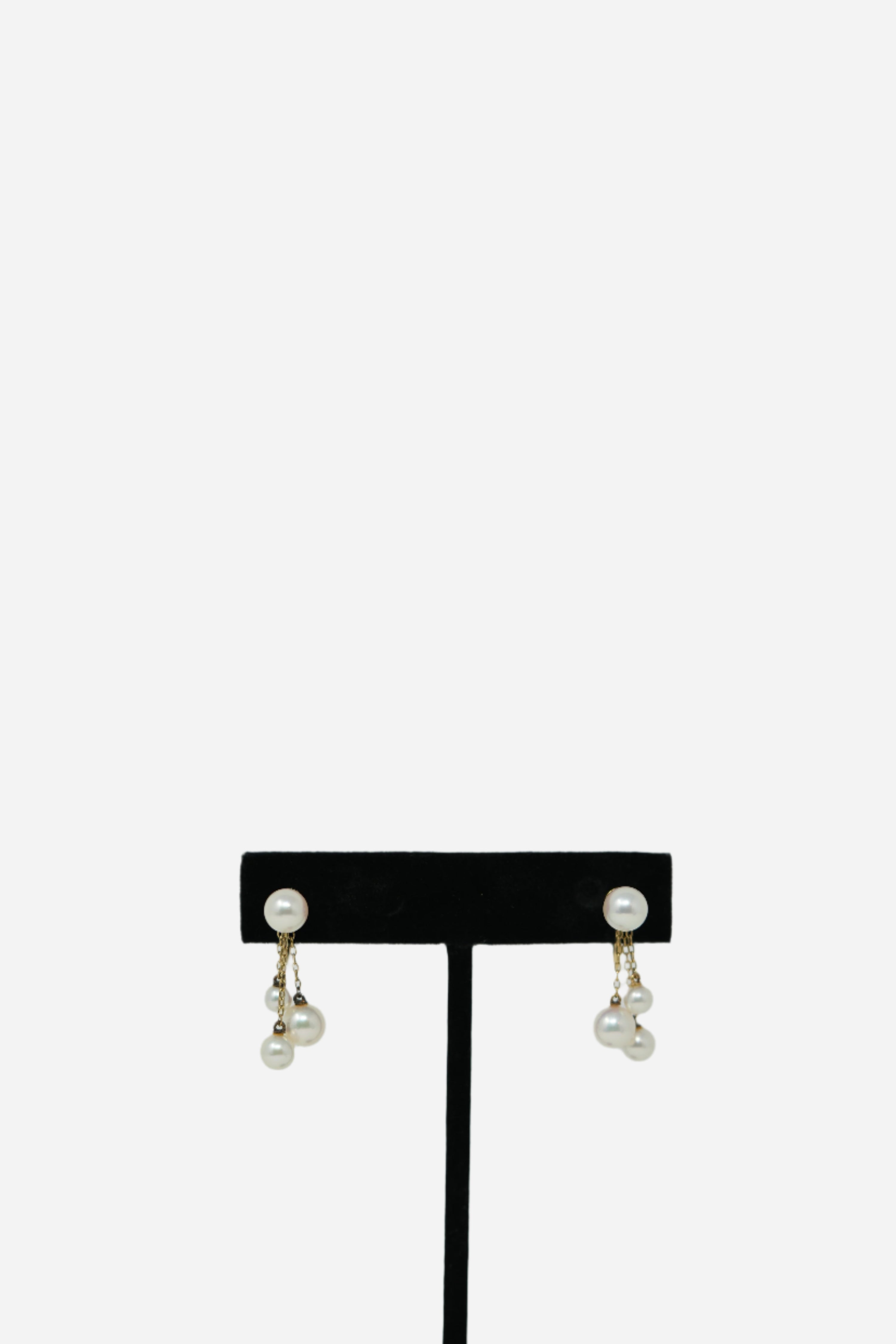 Mikimoto Pearl Earrings K14