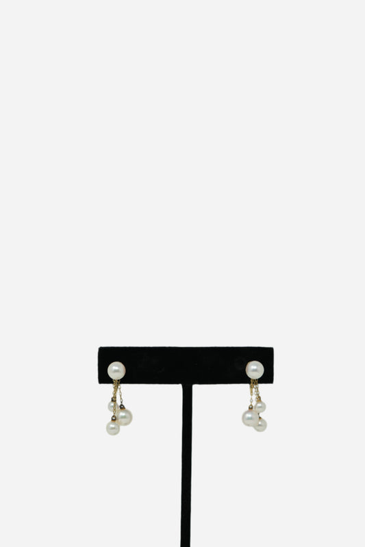 Mikimoto Pearl Earrings K14