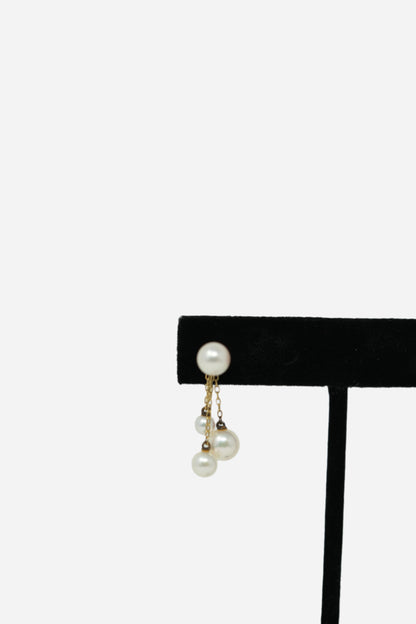Mikimoto Pearl Earrings K14