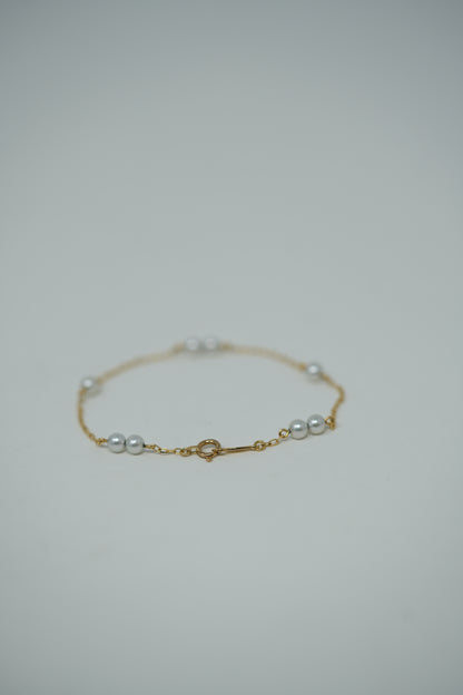 Mikimoto Pearl Bracelet 3.7-3.9mm K18