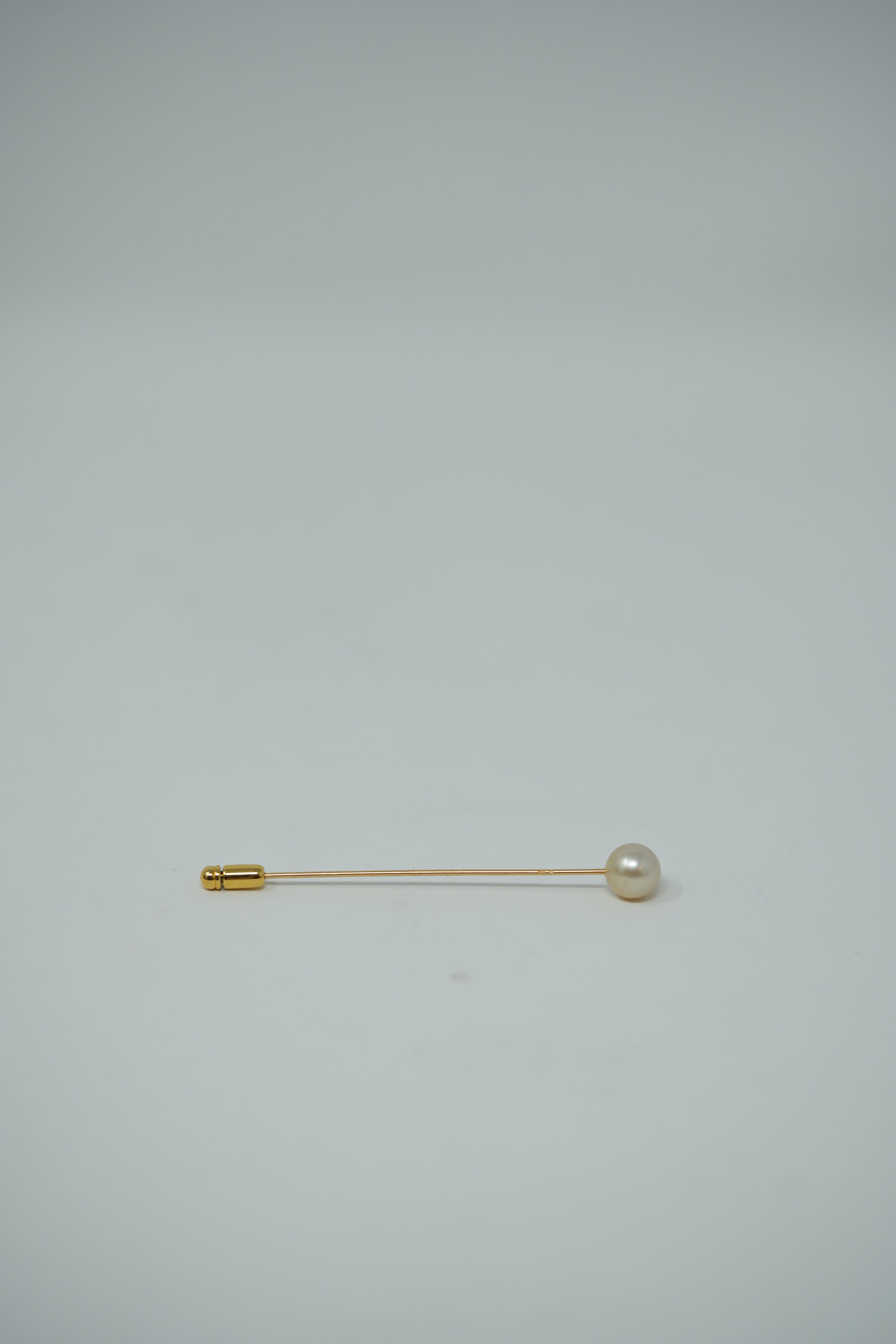 Mikimoto Single Pearl Brooch K18