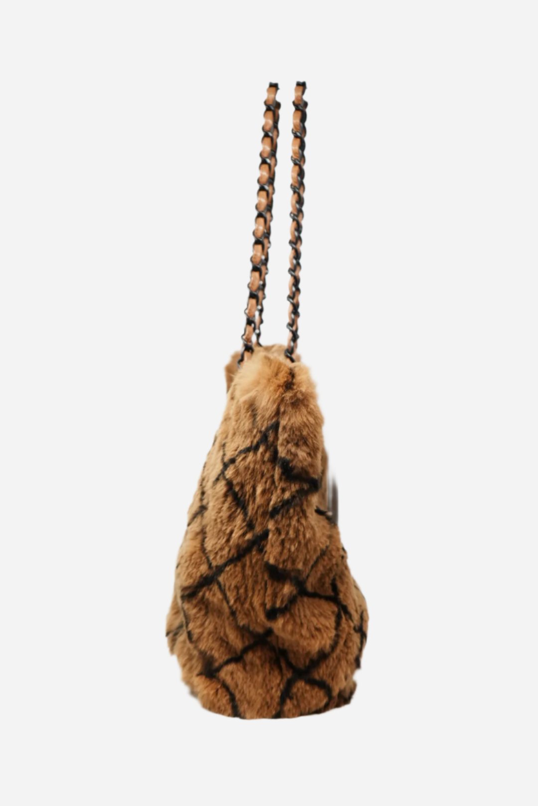Pre-Owned Chanel Brown Fur Tote Bag