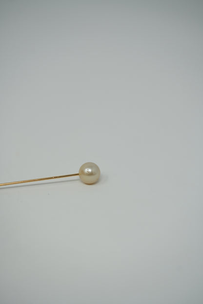 Mikimoto Single Pearl Brooch K18