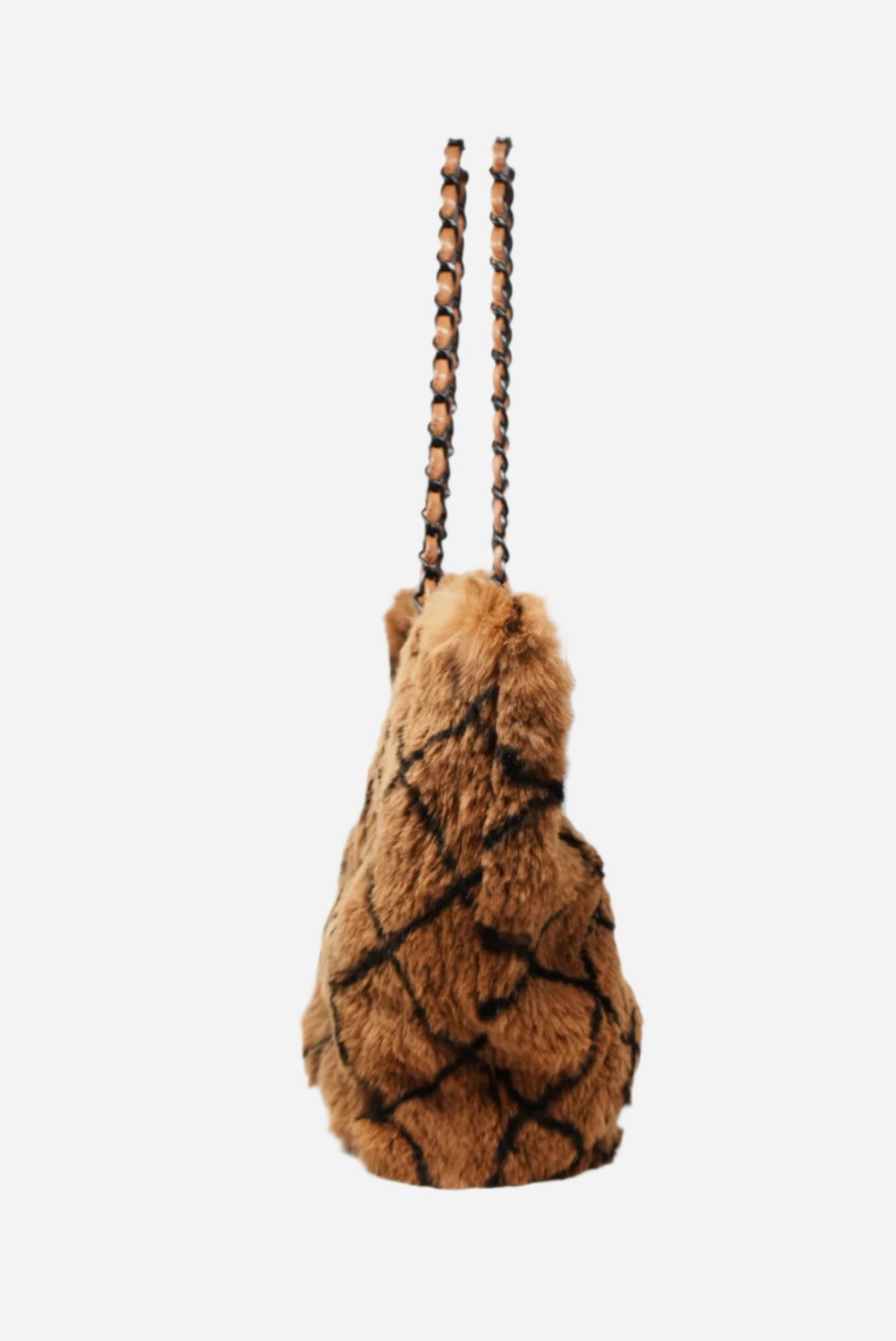 Pre-Owned Chanel Brown Fur Tote Bag