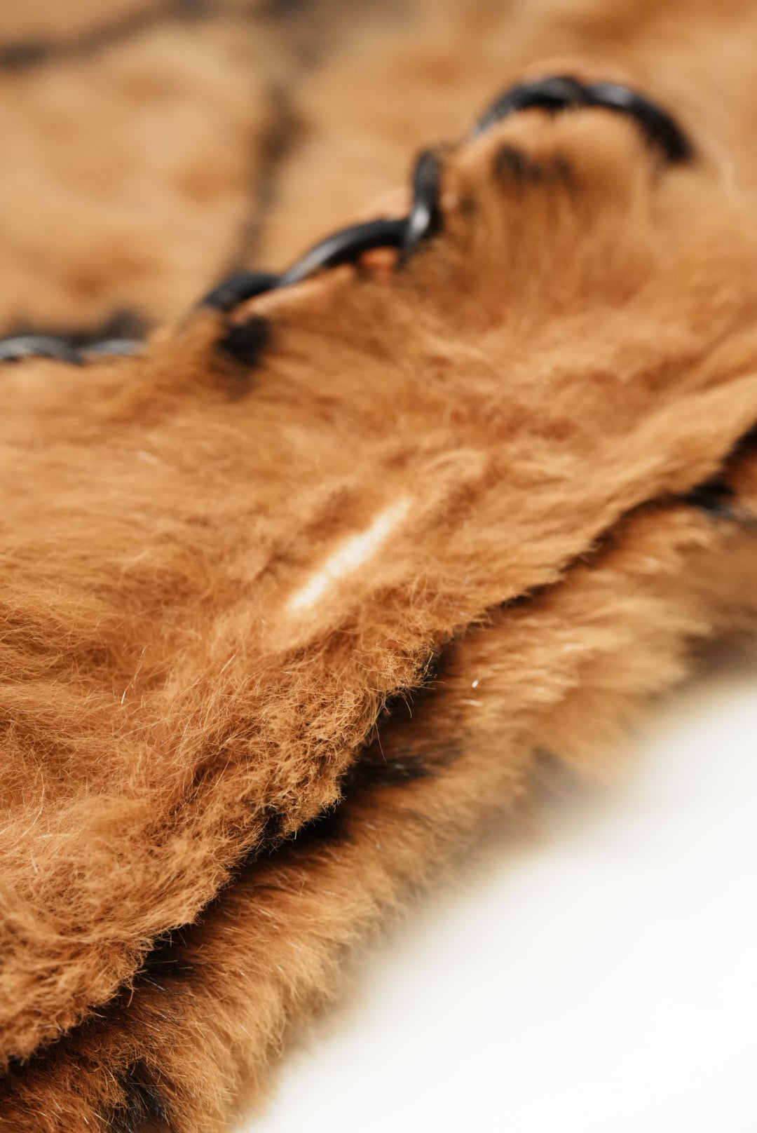 Pre-Owned Chanel Brown Fur Tote Bag