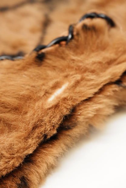 Pre-Owned Chanel Brown Fur Tote Bag