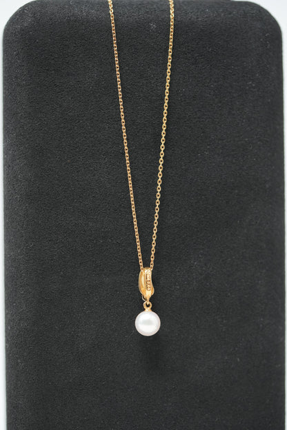 Tasaki Pearl Diamond Necklace K18