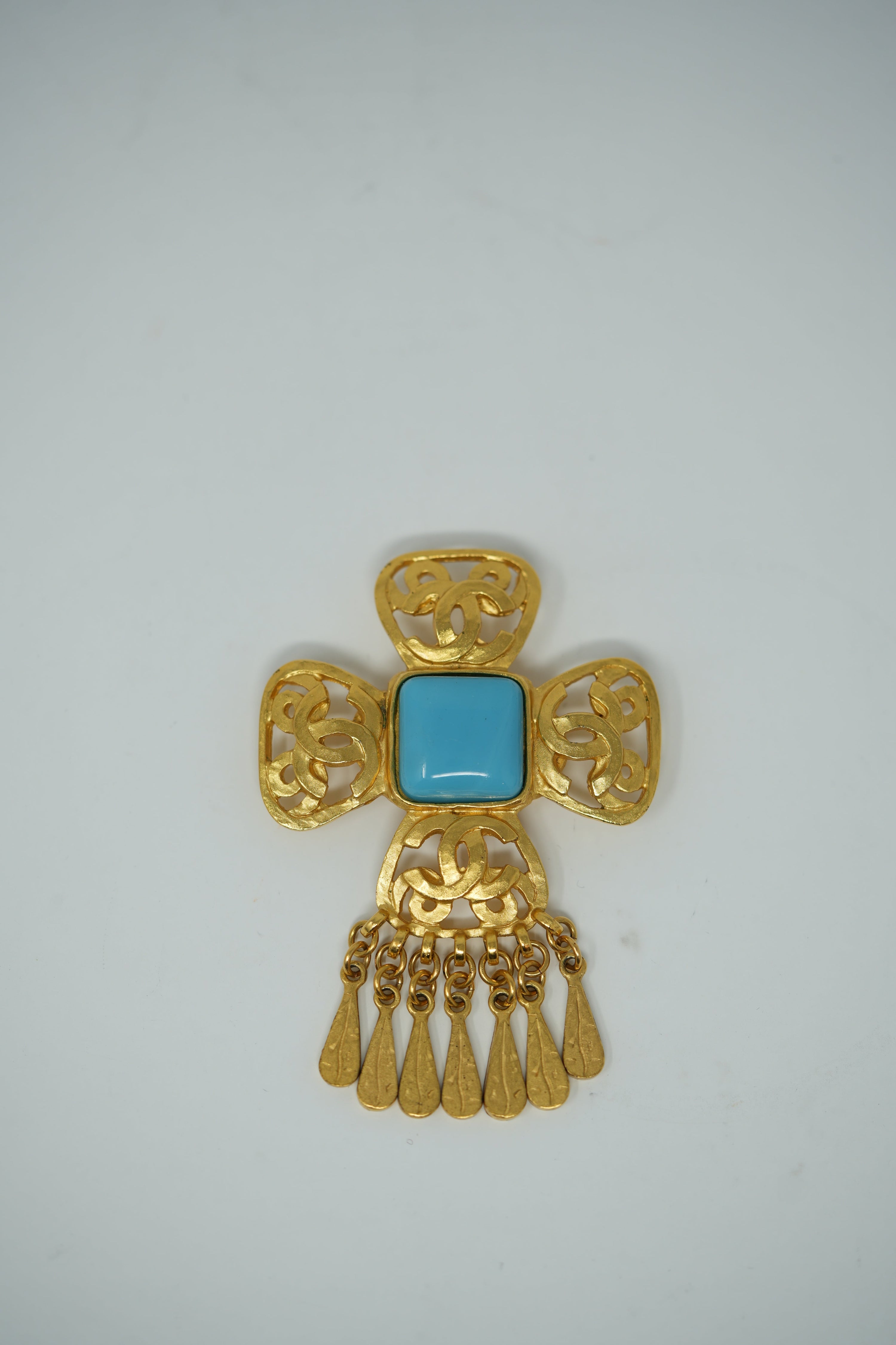 Pre-Owned Chanel 1995 Dangling CC Brooch