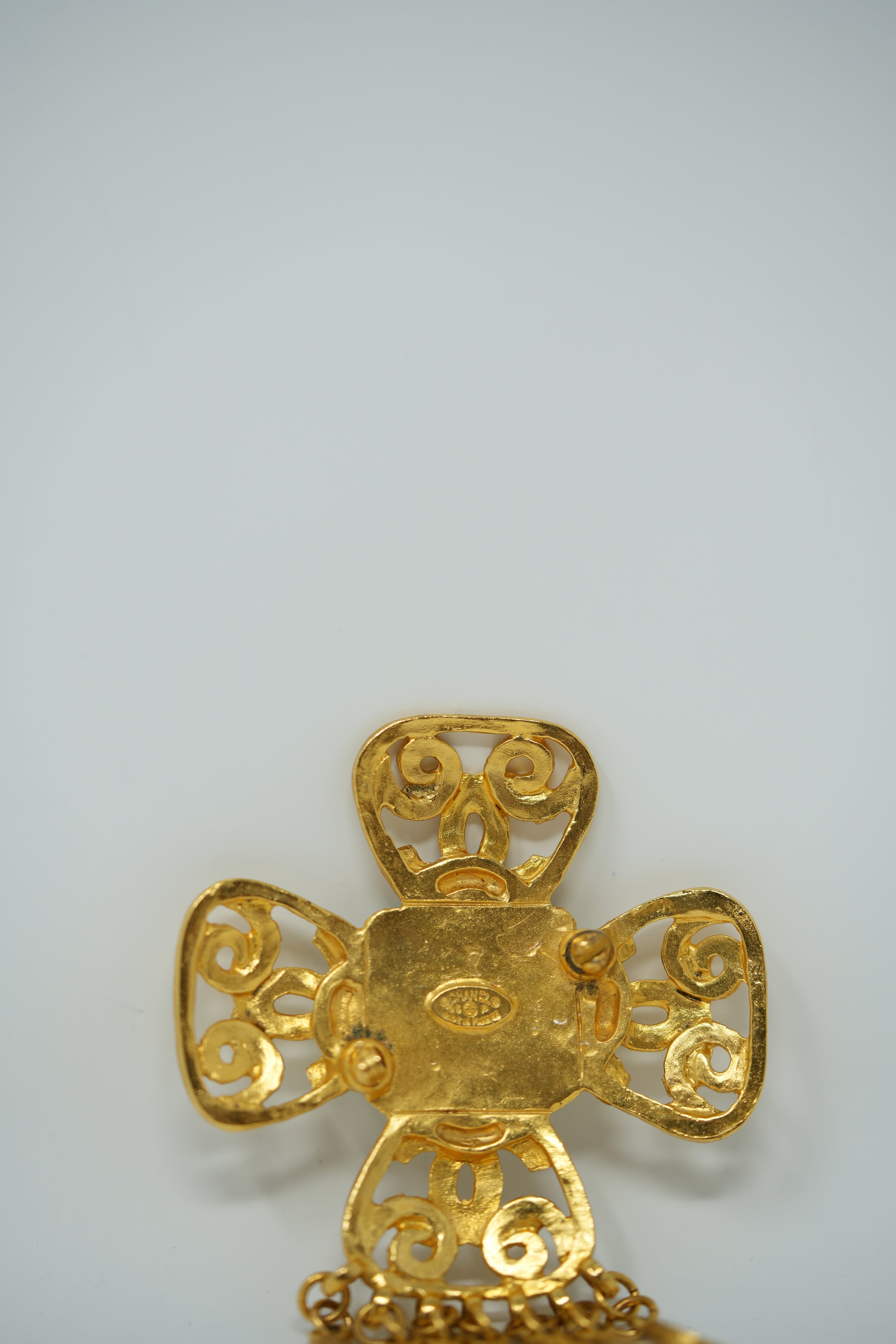 Pre-Owned Chanel 1995 Dangling CC Brooch
