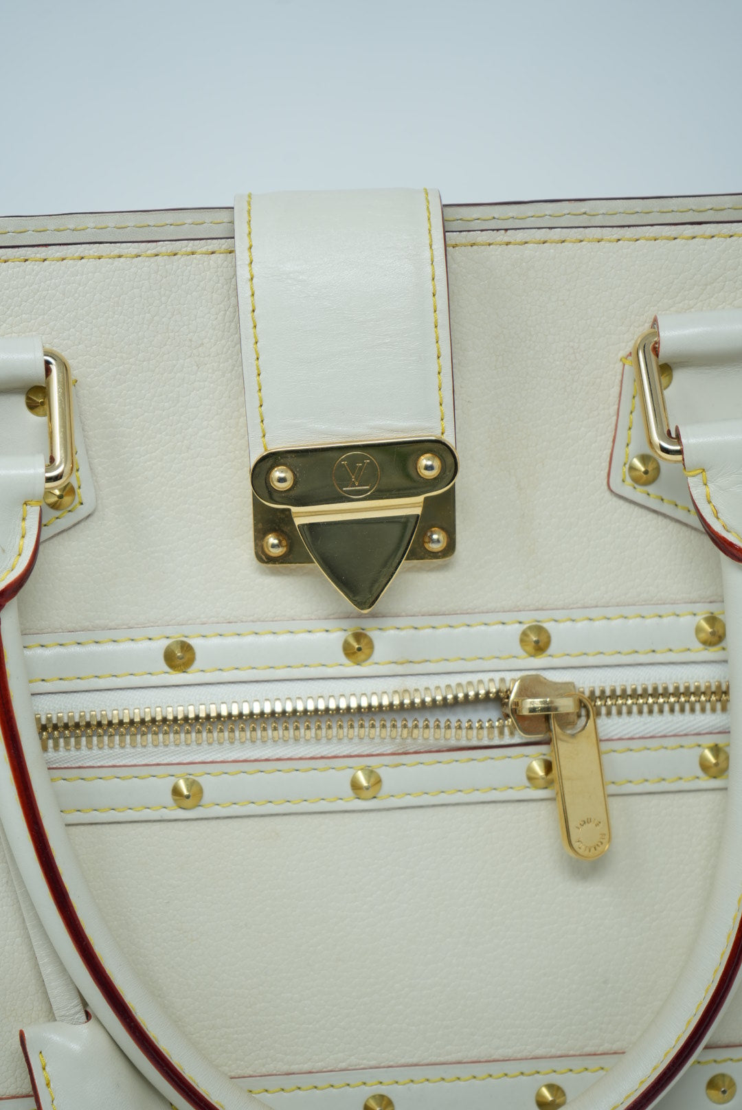 Louis Vuitton White Suhali Talentueux Handbag
