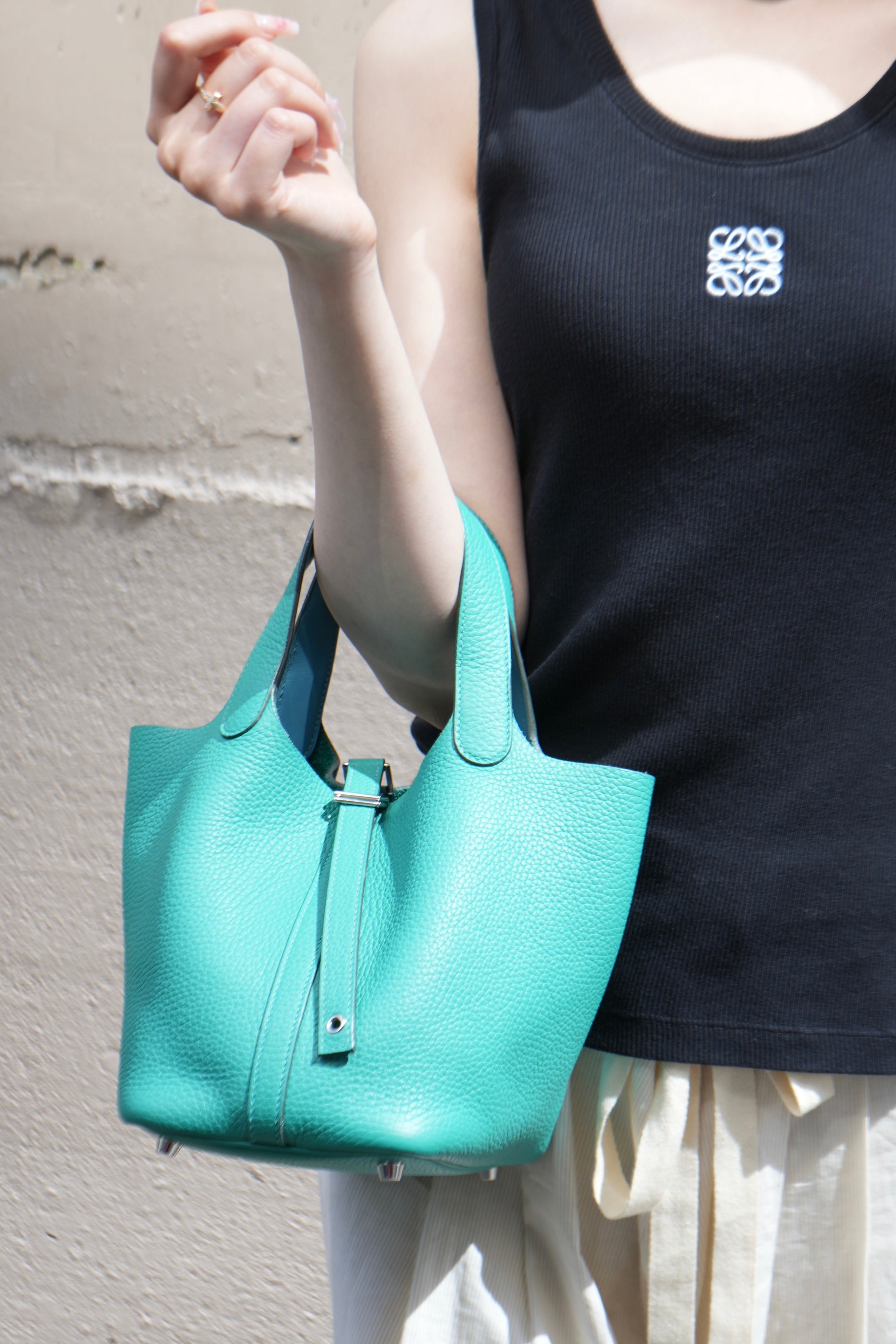 Hermes Picotin 18 TC Green- Y 2020