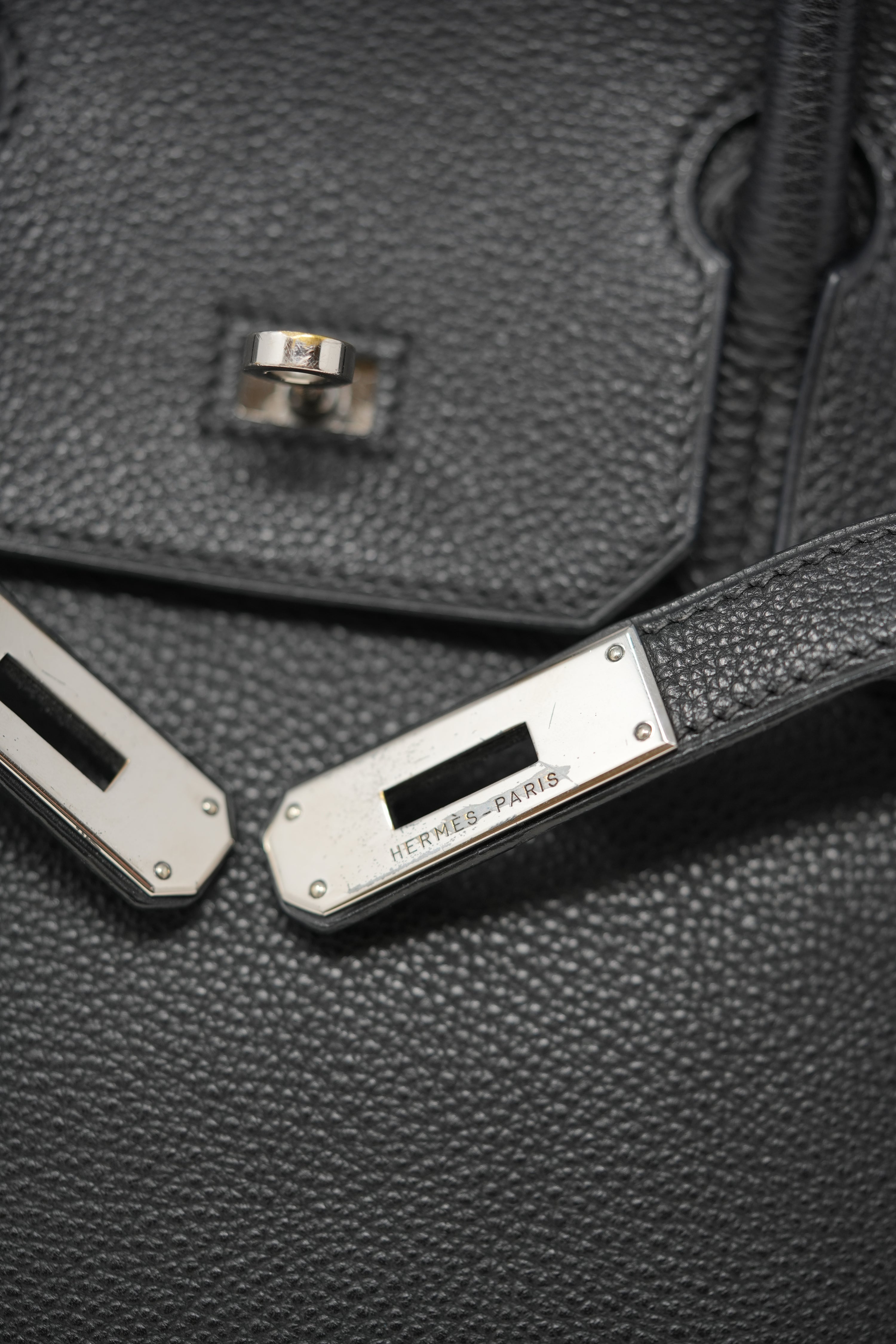 Hermes 2003 Birkin 30 Black PHW Togo