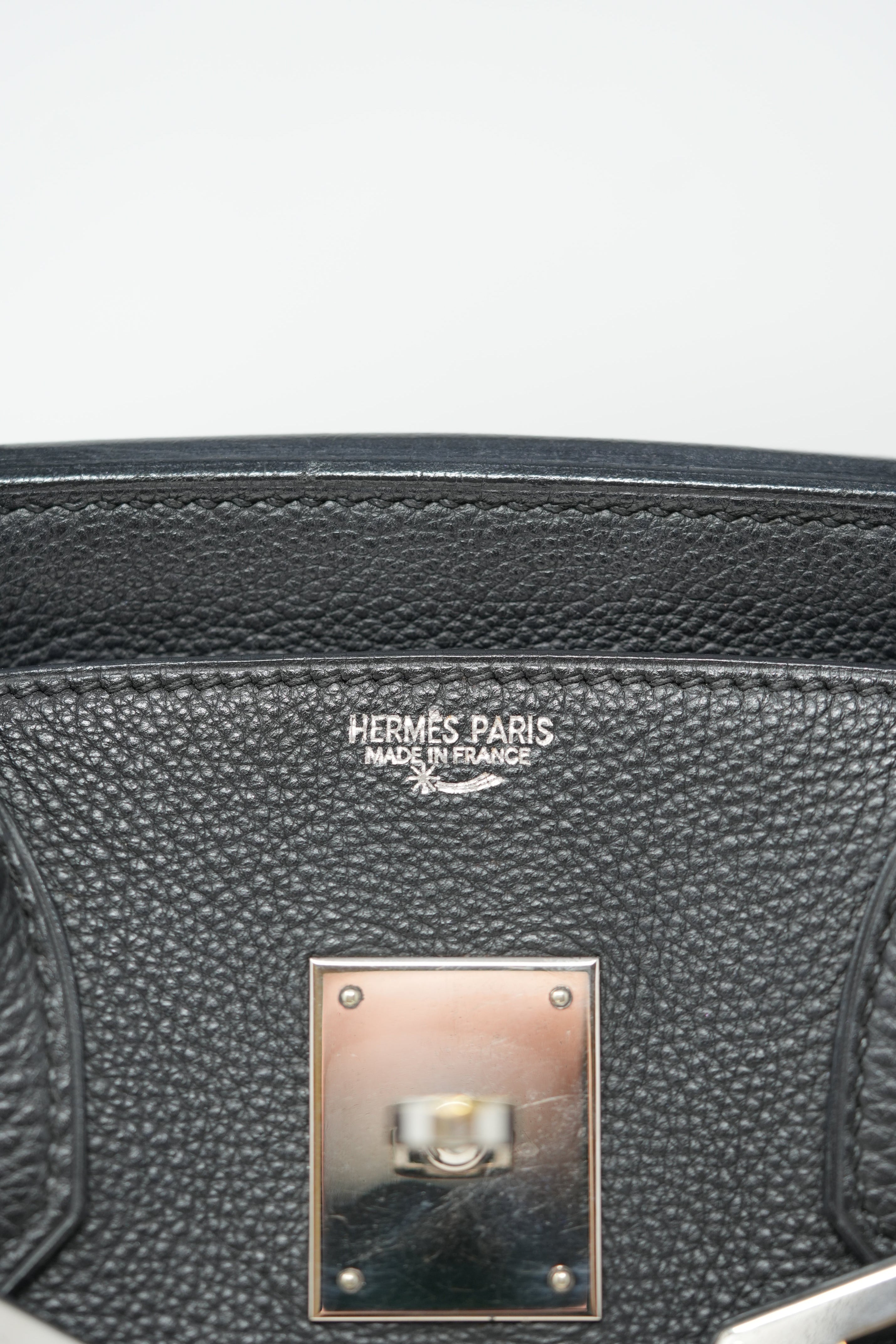 Hermes 2003 Birkin 30 Black PHW Togo