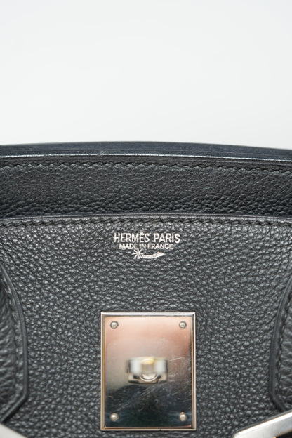 Hermes 2003 Birkin 30 Black PHW Togo