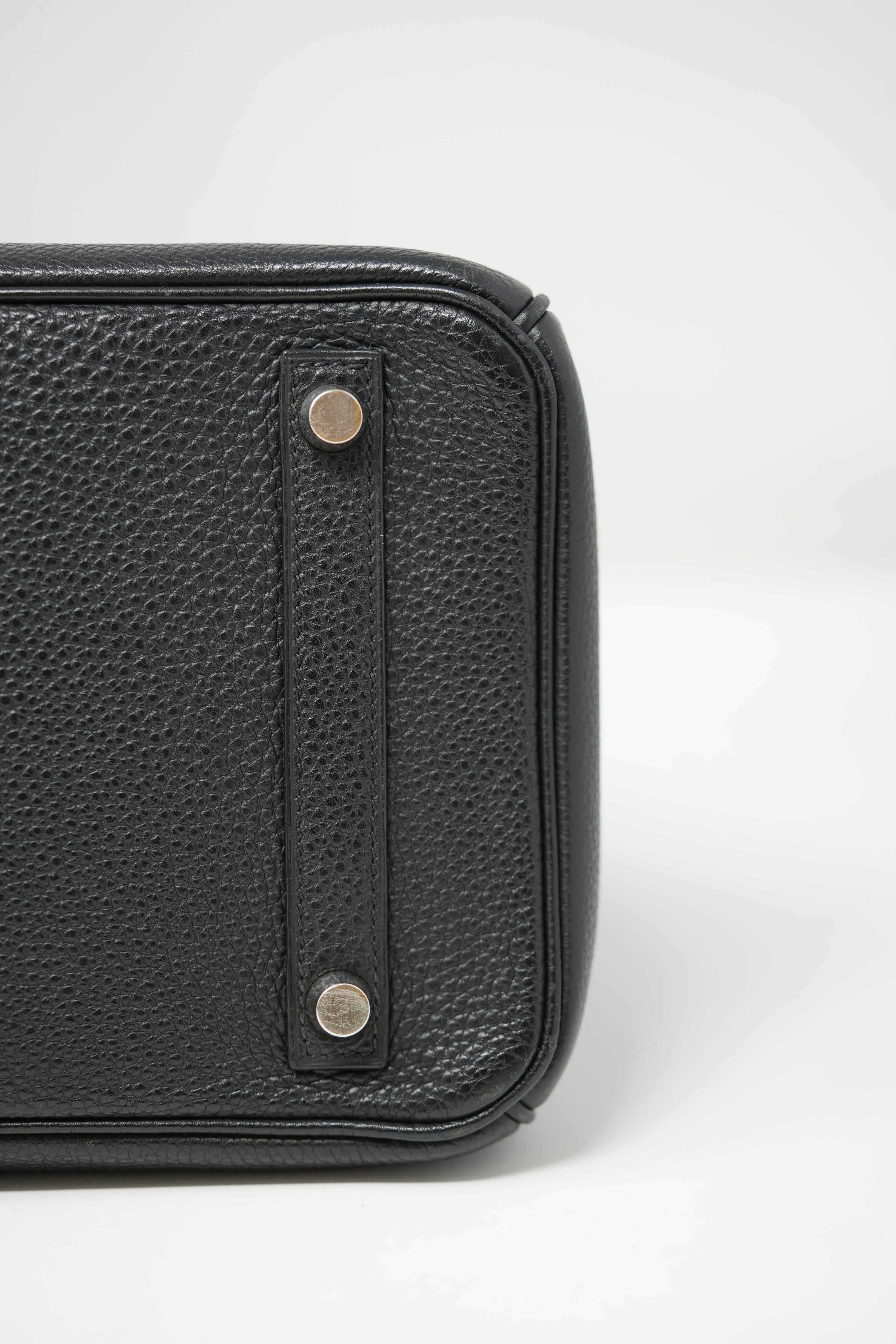 Hermes 2003 Birkin 30 Black PHW Togo