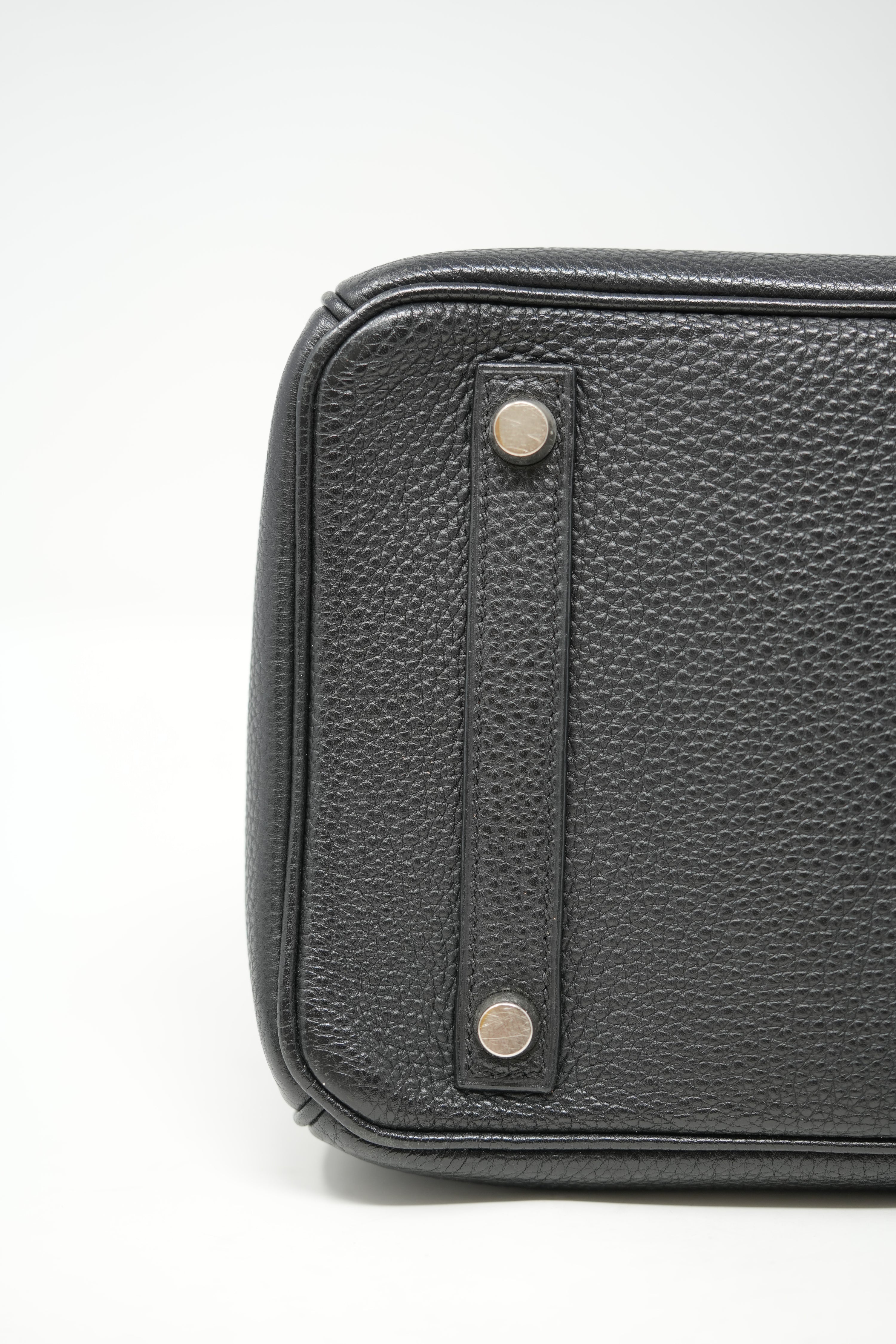 Hermes 2003 Birkin 30 Black PHW Togo