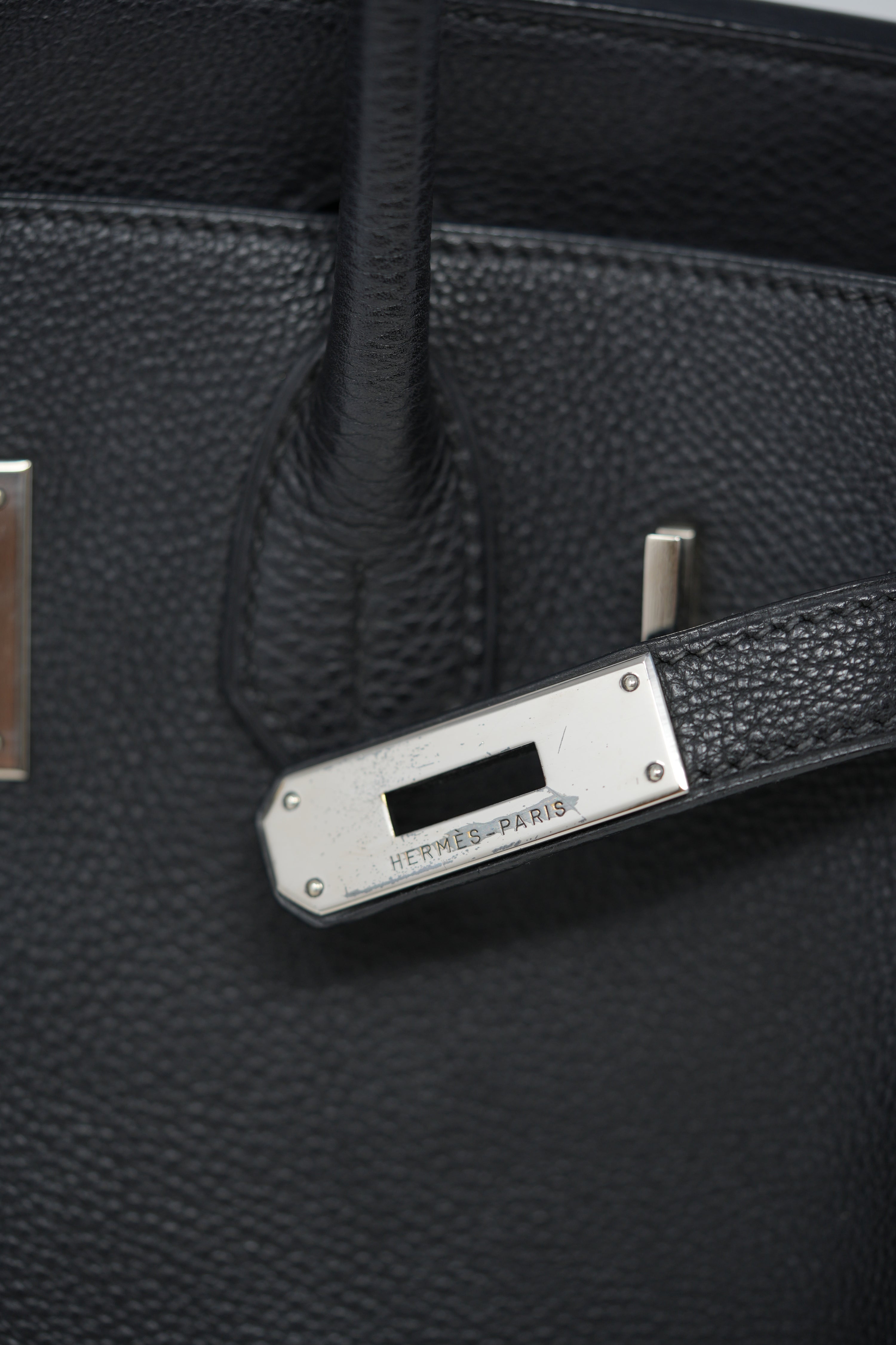 Hermes 2003 Birkin 30 Black PHW Togo