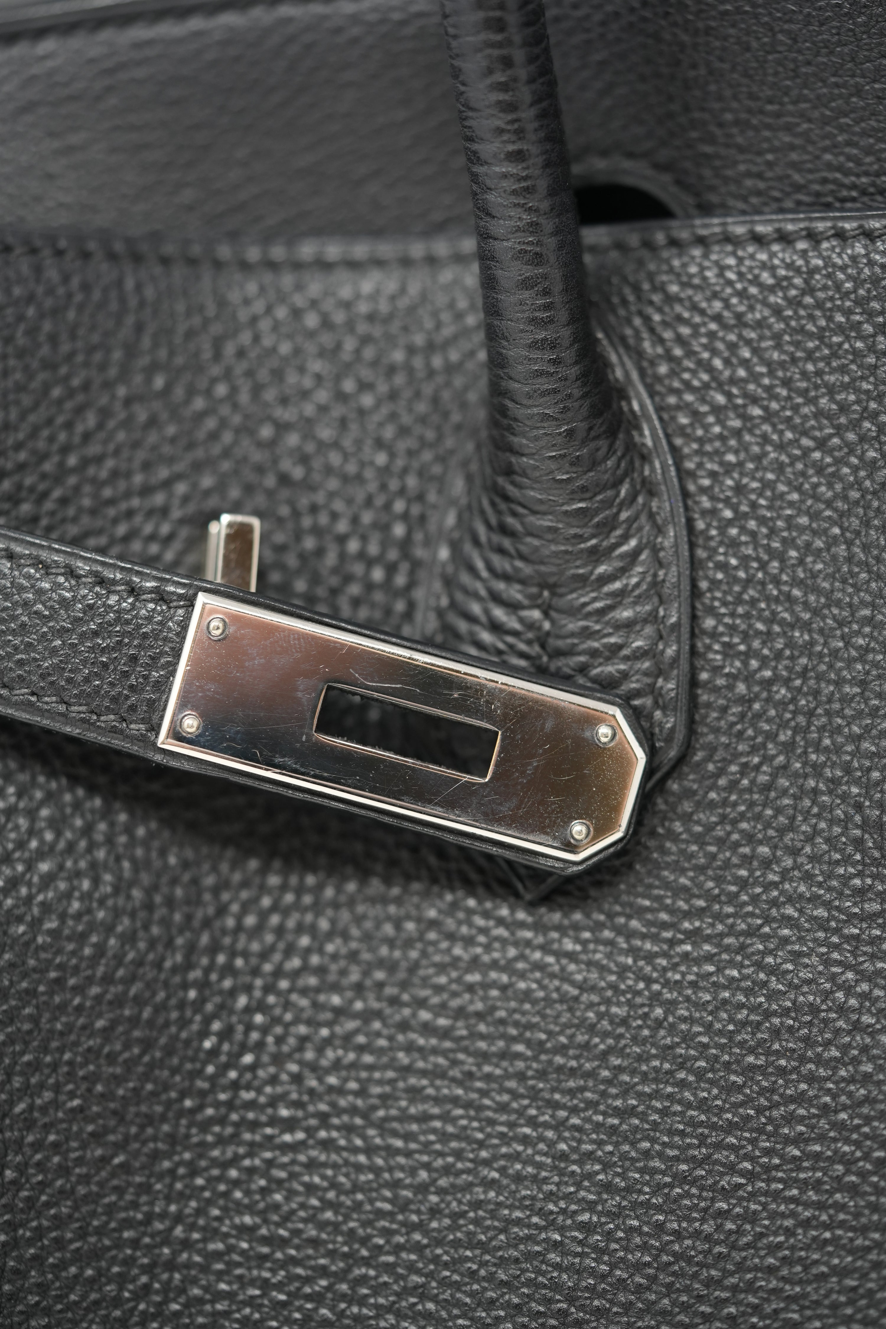 Hermes 2003 Birkin 30 Black PHW Togo