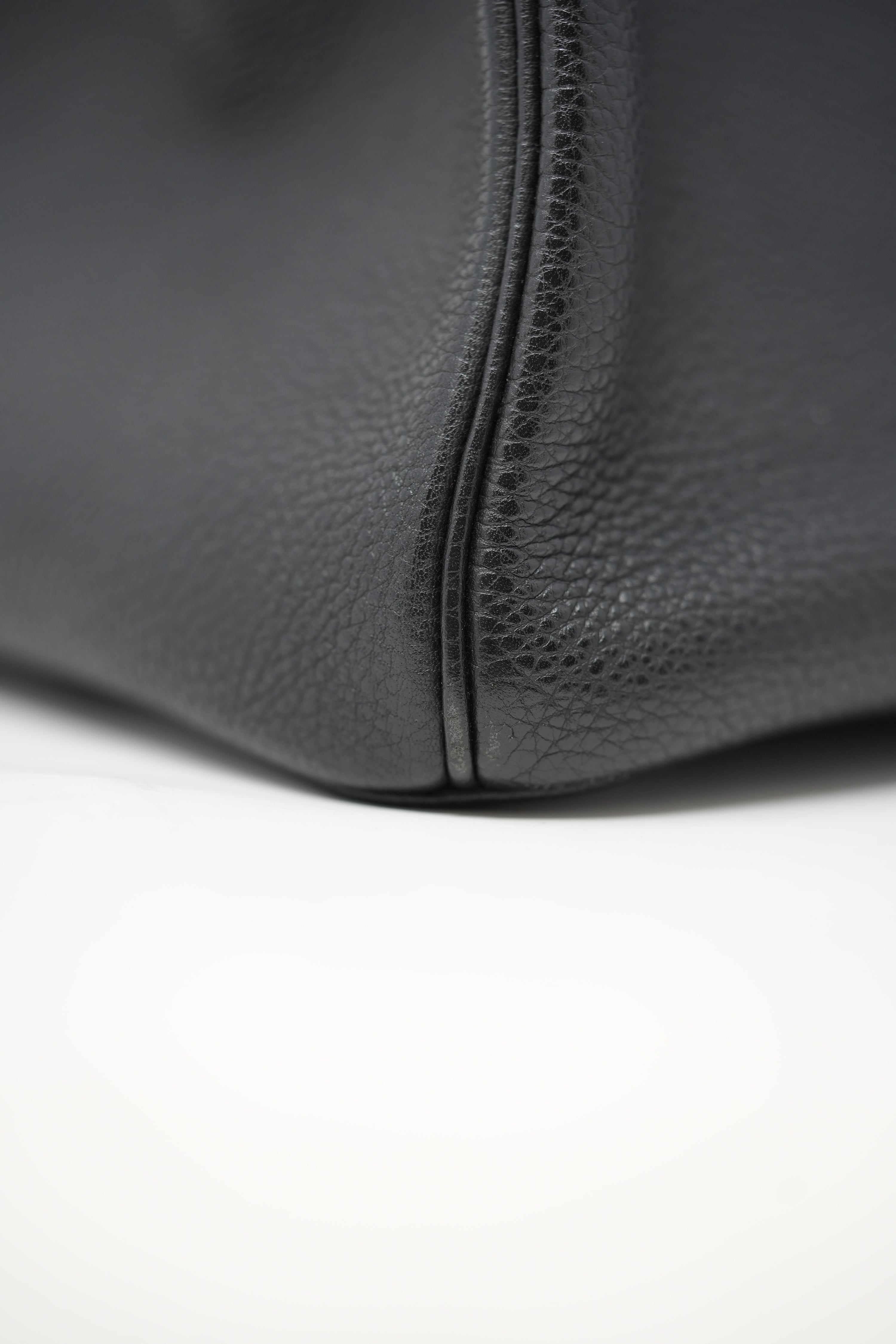 Hermes 2003 Birkin 30 Black PHW Togo