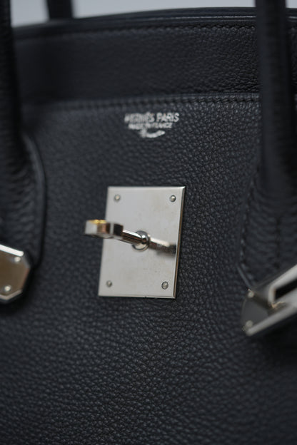 Hermes 2003 Birkin 30 Black PHW Togo
