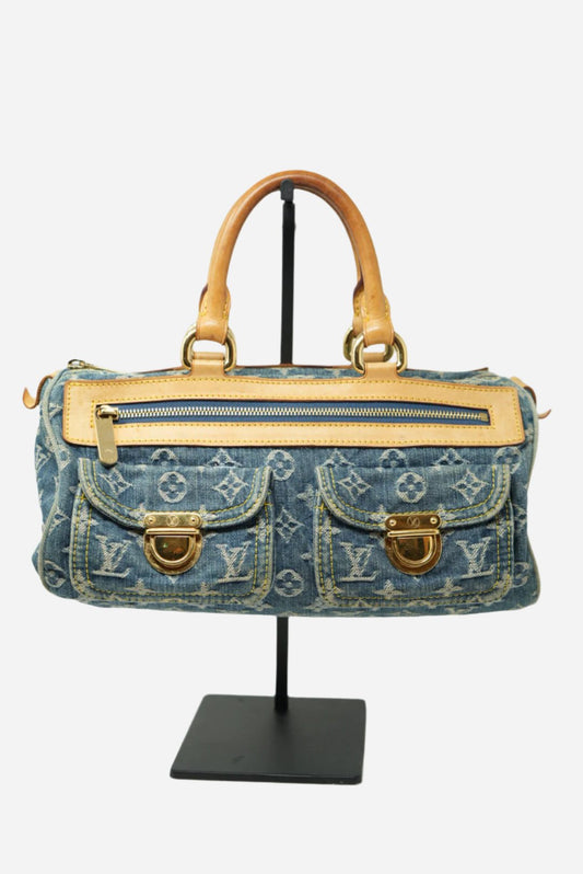 Louis Vuitton Denim Boston handbag