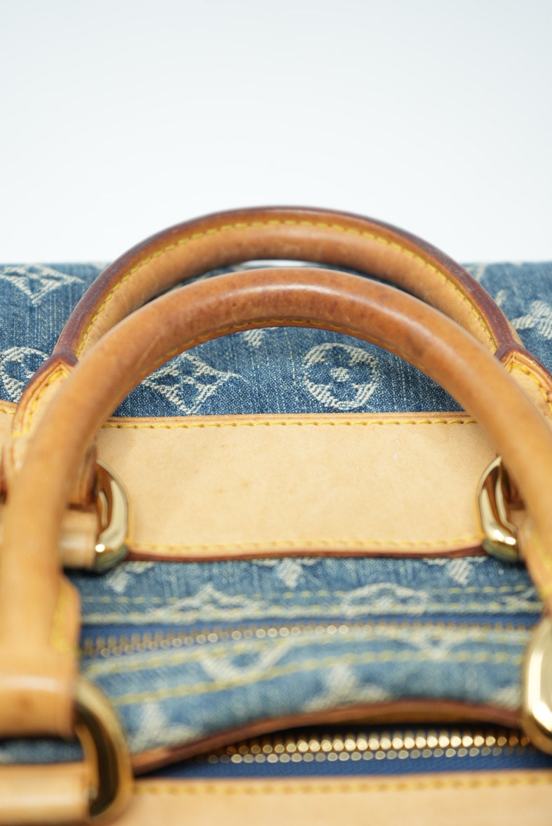 Louis Vuitton Denim Boston handbag