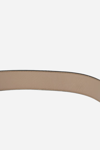 Fendi Canvas Embroidered Baguette Gold-Tone