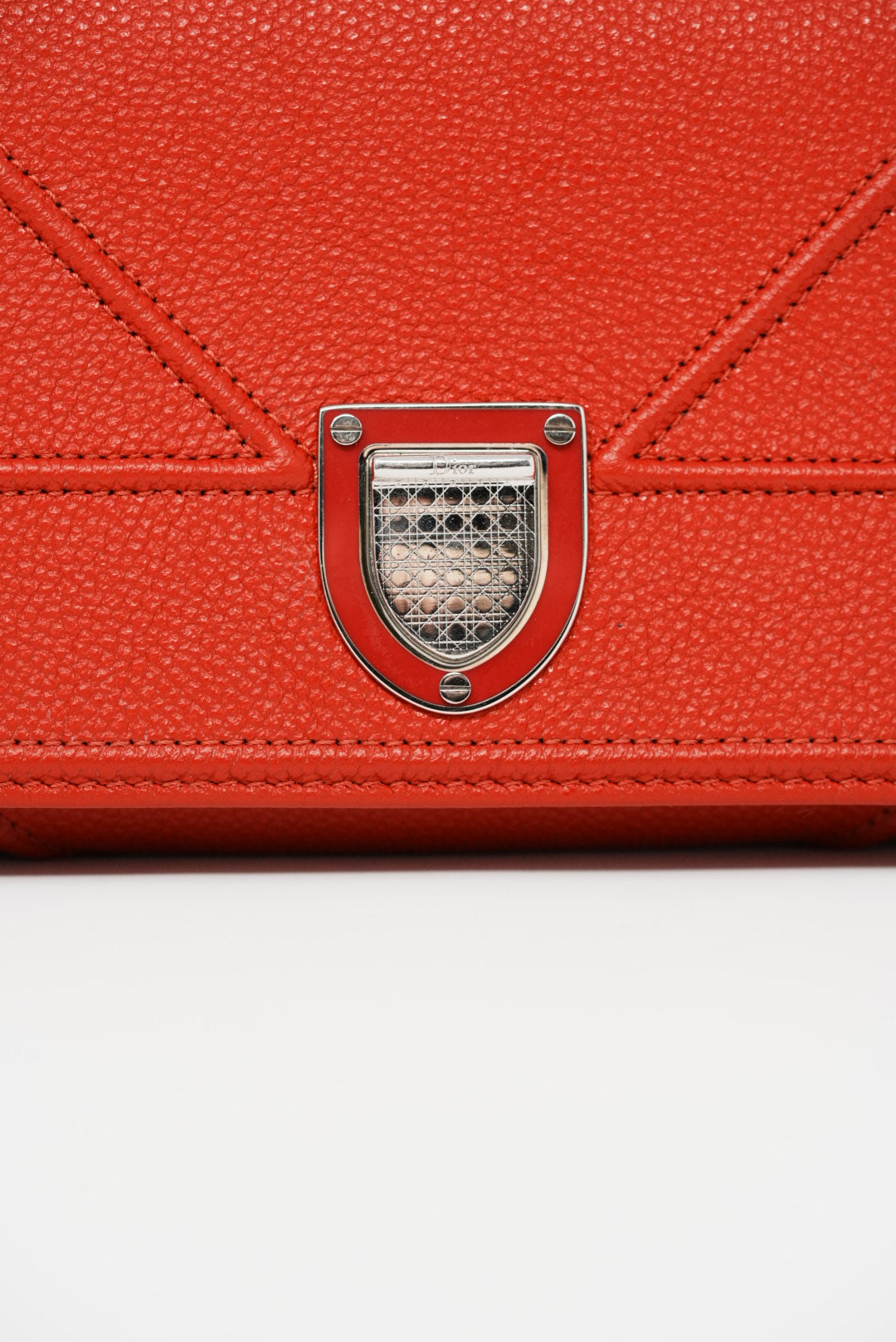 Dior Diorama Wallet on Chain Red 2016