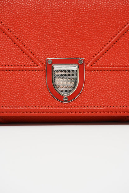 Dior Diorama Wallet on Chain Red 2016