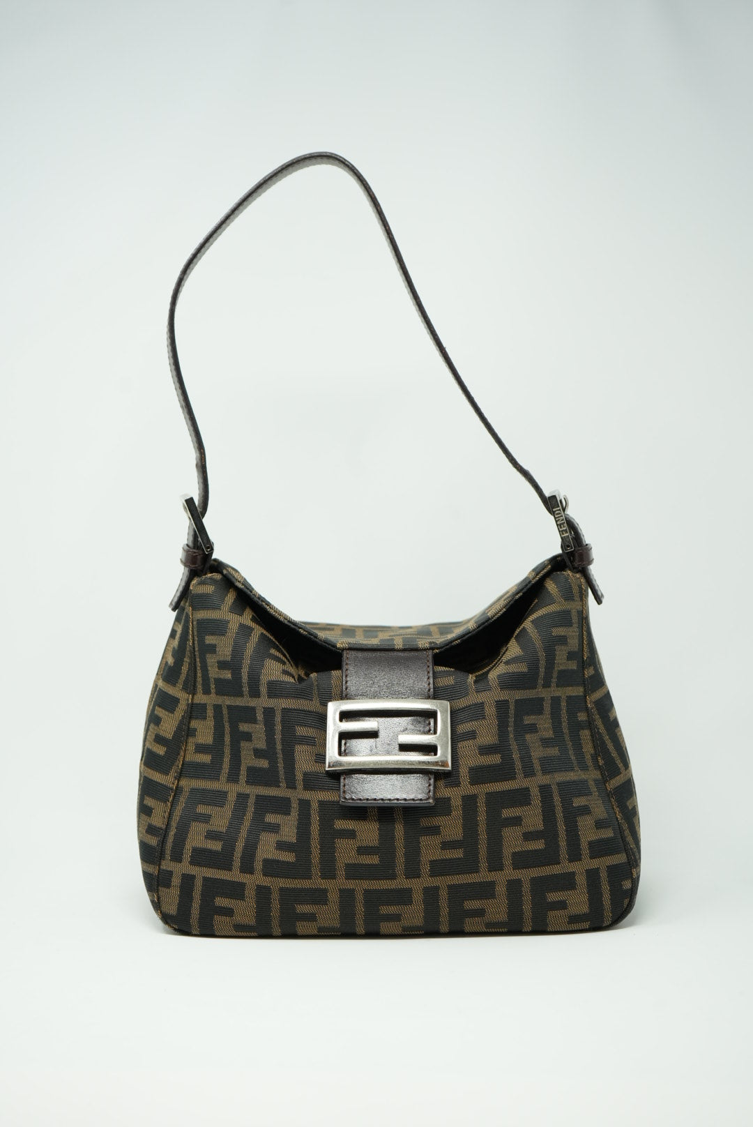 Fendi 90s Zucca Hobo Handbag