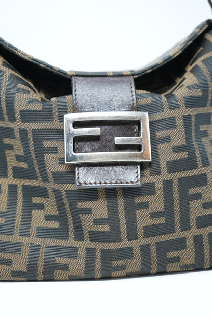 Fendi 90s Zucca Hobo Handbag