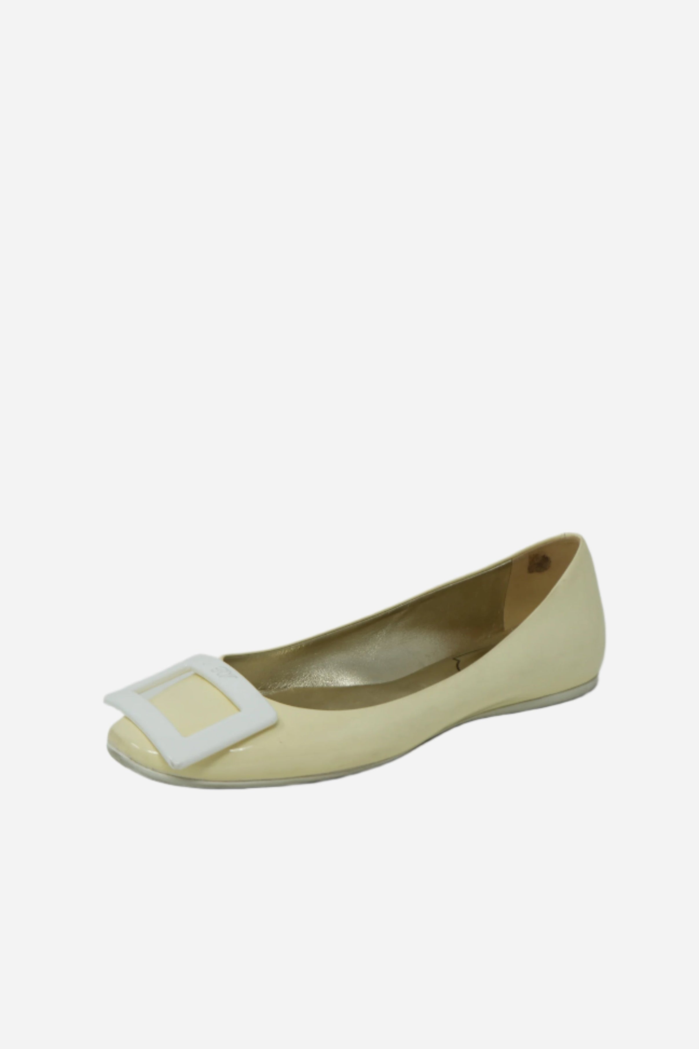 Roger Vivier Yellow Ballerina Flats Size 34.5