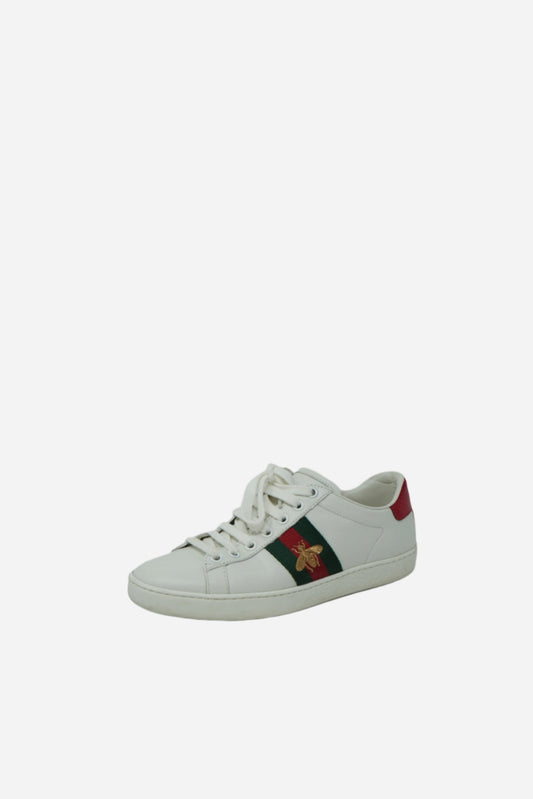 Gucci Ace Web-trim Sneakers