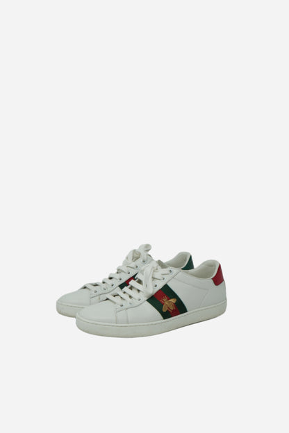 Gucci Ace Web-trim Sneakers