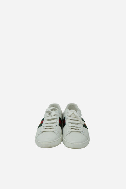 Gucci Ace Web-trim Sneakers