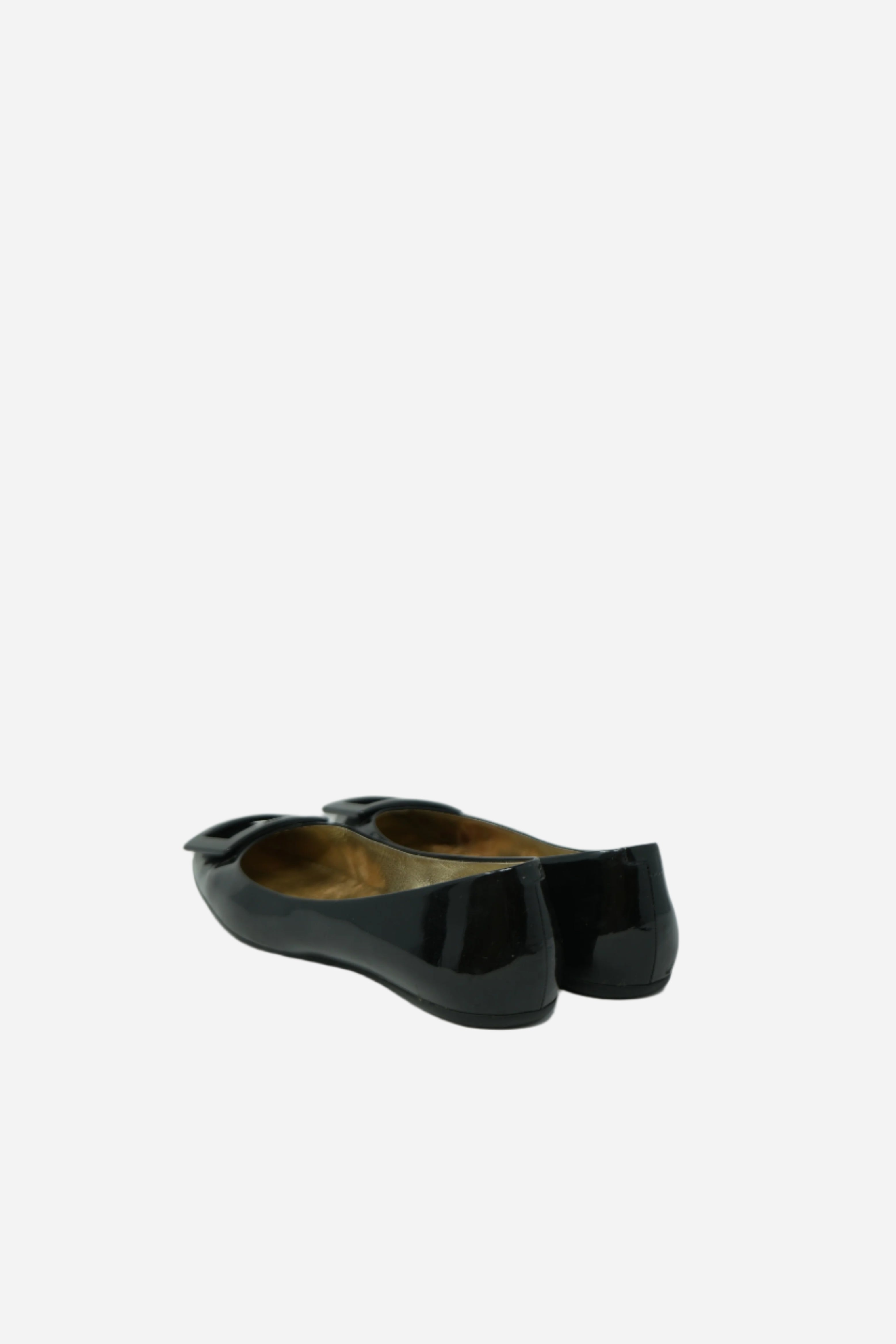 Rover Vivier Patent Belle Vivier Flats Size 39.5
