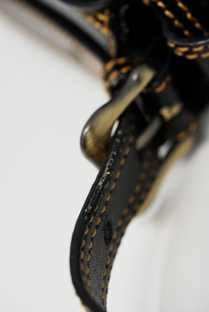 Fendi Patent Wild Stitch Shoulder Bag