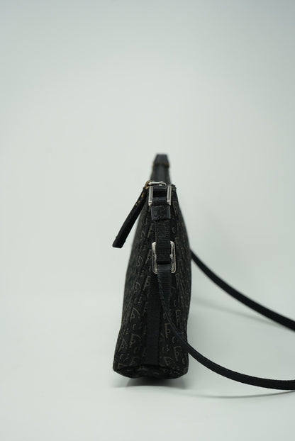 Dior 2004 Black Oblique hobo bag