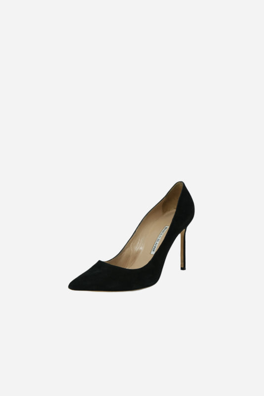 Manolo Blahnik Suede Pumps