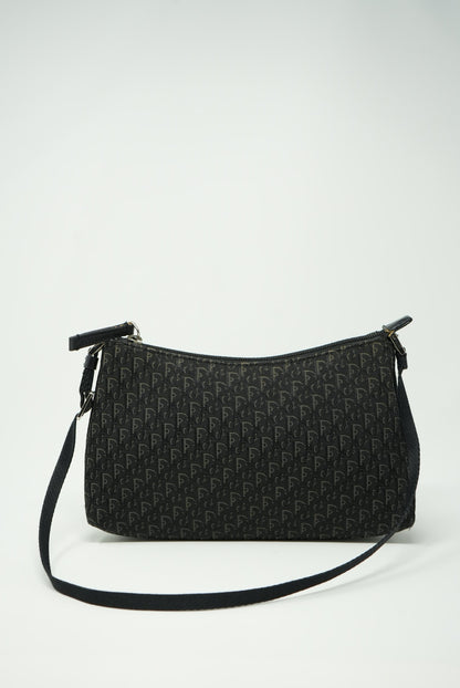 Dior 2004 Black Oblique hobo bag