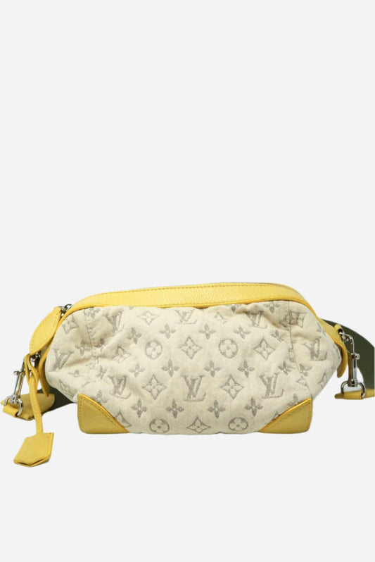 Louis Vuitton Sport Shoulder Bag White Canvas Monogram