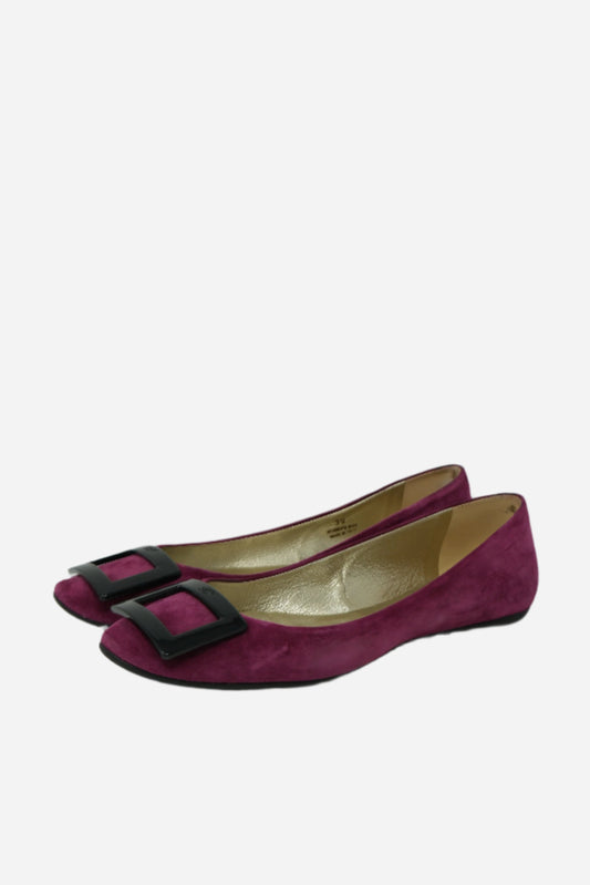 Roger Vivier Buckle Belle Vivier Flats Size 39