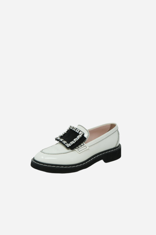 Roger Vivier Crystal Buckle Loafers