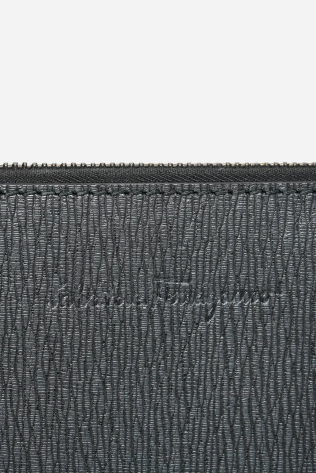 Salvatore Ferragamo Black Clutch Bag