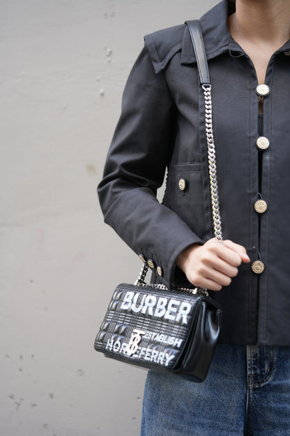 Burberry Leather Lola Shoulder Bag