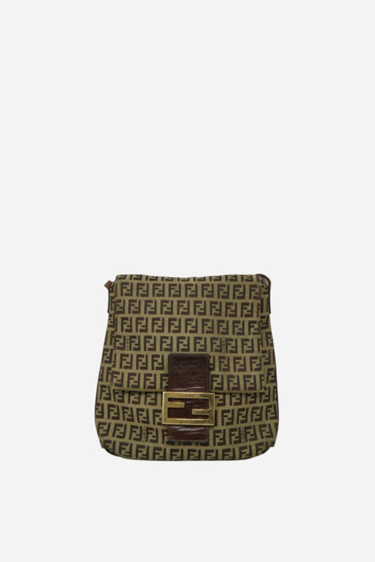 Fendi Vintage Zucca Crossbody Bag