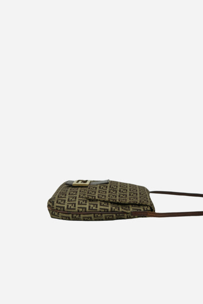 Fendi Vintage Zucca Crossbody Bag