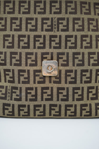 Fendi Vintage Zucca Crossbody Bag